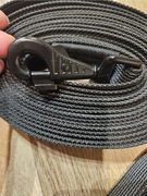 Smycz antypoślizgowa, linka treningowa, 5m, czarna, Warsaw Dog