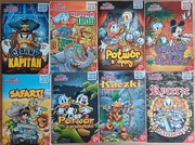 Kaczor Donald seria Gigant Mamut - osiem tomów z różnych lat