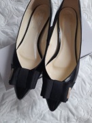 Baleriny skórzane lakierowane Szafert  roz  38