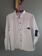 Koszula chłopięca, biała, 9/10 lat,R.134/140