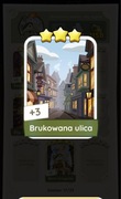 Monopoly go karta Brukowana ulica 3* set 17 naklejka
