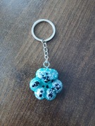 Kocia łapka. Brelok na klucze. Dodatek do torebki, plecaka. Srebrne dodatki