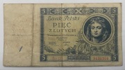 Banknot 5zł 1930 Polska 