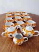 Piękny serwis porcelana PRL lata 70