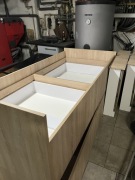 Łóżko jednoosobowe drewniane