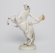 Figura Hutschenreuther ___ Figurka Amazonka na koniu 31 cm