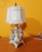 Porcelanowa lampa Artdeko