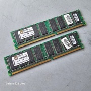 Retro pamięć RAM Kingston DDR 256MB KVR400X64C3A/256 2,6V 512MB 400MHz DDR1