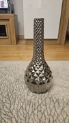 Srebrny wazon wysokość 35cm średnica 15cm