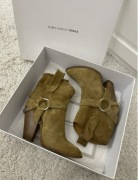 Kowbojki botki Isabel Marant Etoile Rawson 37 camel unikaty skórzane