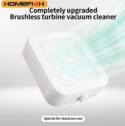 Pochłaniacz Pyłu do Paznokci 120W |Turbinowy Regulacja Mocy Filtr