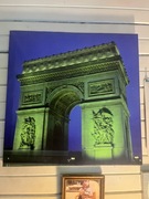 Obraz Łuk triumfalny Paryż Francja wieża Eiffla