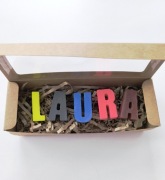 Personalizowane Kredki Świecowe z Wosku Pszczelego LAURA Eko Prezent 