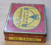 BATSCHARI, BARDZO STARE PUDEŁKO BLASZANE