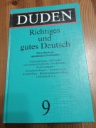 Duden Richtiges und gutes Deutsch 9 pr.zbiorowa