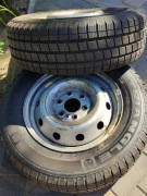 2 felgi R16 IVECO 5041.03.598 ET68 opony zimowe 2024 bieżnik 9-10mm