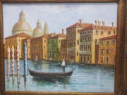 Obraz pejzaż weduta Wenecji horyzontalne 