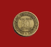 Moneta 50 centymów 1924, Francja