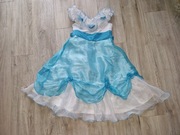 Piękna długa bajeczna sukienka 135-146 ELSA