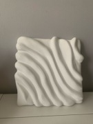 Obraz 3D - białe fale / white waves