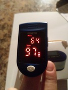 Pulsoksymetr krwi z wyświetlaczem OLED