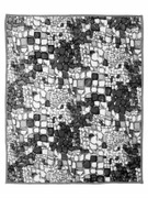 Koc Elway akryl 200x240 SZARY KAMIEŃ