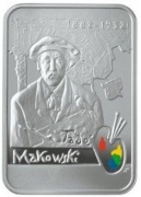 Srebrna moneta Makowski Ag 925 - 0,84 oz uncji srebra 999. Czytaj opis.