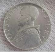 Watykan - PIUS XII - 10 lirów - 1953r.