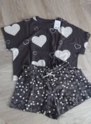 NEXT t-shirt i spodenki zestaw dla dziewczynki 8 lat 128 cm; nowy 