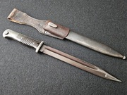 Niemcy, III Rzesza, Bagnet K98 asw 1941, NUMER ZGODNY z Żabką