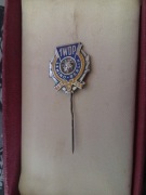 Odznaka kościuszkowska 1WDP miniaturka, rzadszy typ wykonania opis