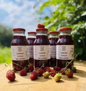 Naturalny syrop malinowy, sok malinowy 330 ml