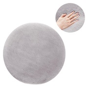 Dywan okrągły Rabbit miękki szary 45x45cm