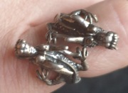 Pierscionek srebro Smok 