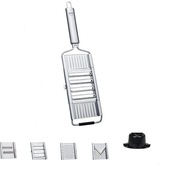 Duża krajalnica kuchenna z 4 wkładkami (stal nierdzewna)