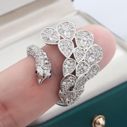 Pierścionek posrebrzany regulowany