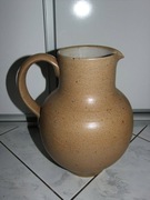 Dzbanek ceramiczny, wysokość 32 cm,beżowy np. do ogrodu
