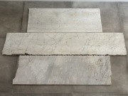 Płyty marmurowe Biała Marianna naturalny kamień blat/parapet 3 sztuki