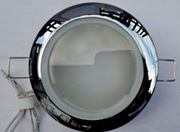 Oprawa Halogenowa sufitowa stała IP44 Chrom 