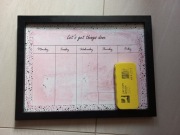 Tablica suchościerna ramka Let's get things done