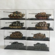 Kolekcja 8 modeli czołgów 1:72 – Tiger I Tiger II Jagdpanther  T-34 i inne 