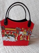 Oryginalny kuferek indyjski, torebka do ręki z Indii 