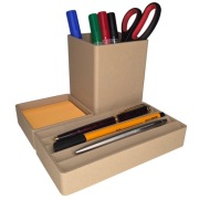 Organizer biurkowy modułowy magnetyczny - zestaw STANDARD | kolor beżowy