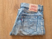 Jeansy Levis Vintage marmurkowe W32L32
