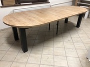 Stół okrągły rozkładany, średnica 120 cm plus max 250 dostawki. Każdy kolor