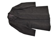Szary męski płaszcz Crombie 100%wełna roz.L #P68