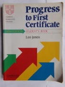 Progress to First Certificate - Student's Book - Leo Jones