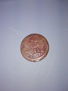 Moneta miedziana z 1764 roku