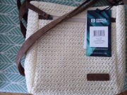 Lekka torebka listonoszka Enrico Benetti Styl Słomkowy