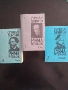 Cyprian Norwid- pisma wybrane tom 3 4 5
